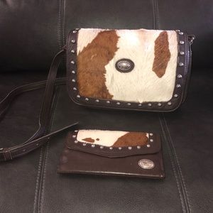 American West Leather purse